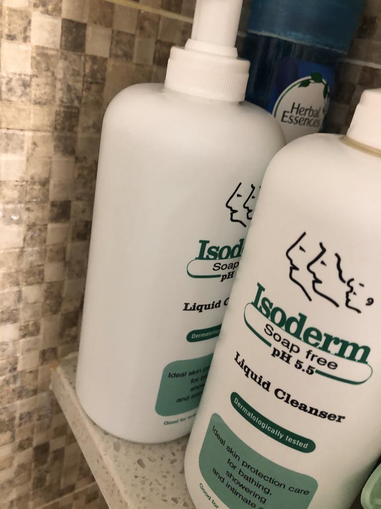 Isoderm Liquid Soap-Free Cleanser With Pump 500ml | Shopee Singapore