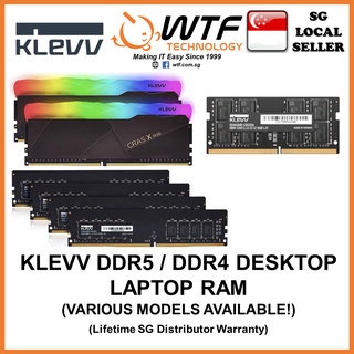 Klevv Crass Bolt Performance Series DDR4 UDIMM SODIMM 8GB 16GB 32GB 64GB Desktop PC Laptop RAM Memory