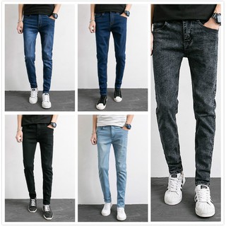 Image of [27-38]Korean style trousers thin section men's jeans casual pants men's trousers