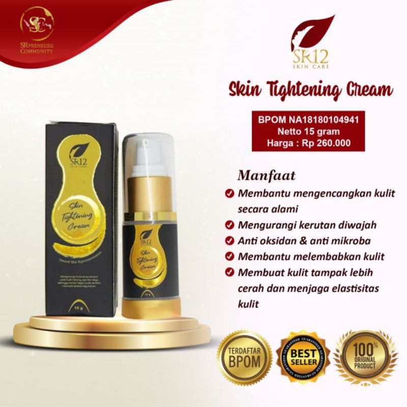 best natural skin tightening cream