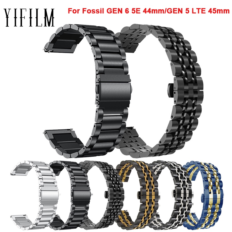 Watchband Bracelet For Fossil GEN 6 44mm GEN6 Metal Band For Fossil GEN