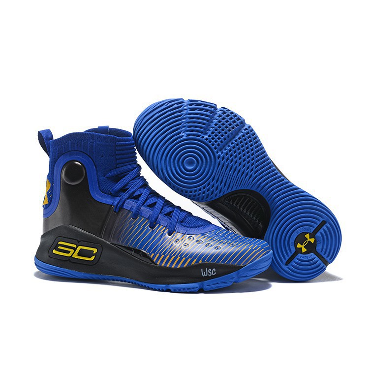 Under Armour Curry 4 Blue/Black-Yellow 