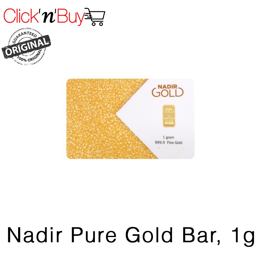 Nadir Pure Gold Bar 1g Shopee Singapore