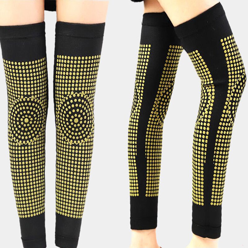 2pcs Wormwood Long Knee Pads Winter Warm Knee Brace Leg Compression Sleeve  Support Women Men Thermal Cotton Leg Warmer Protector | Shopee Singapore