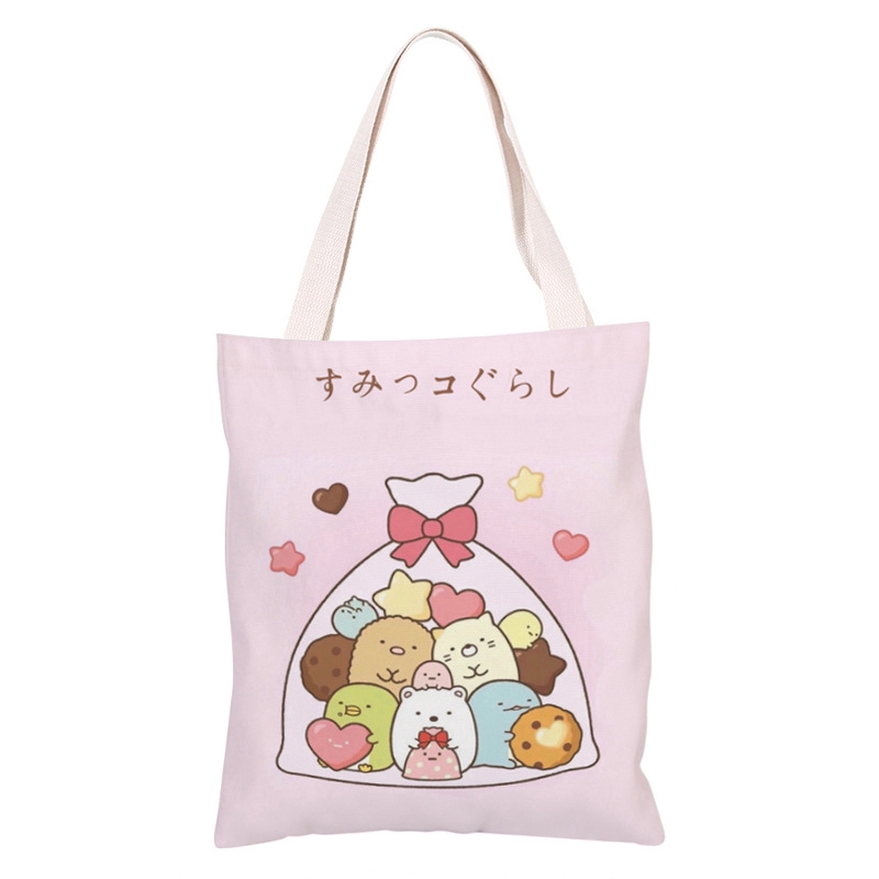 sumikko gurashi Cute Casual Shoulder Canvas Bag Girls Canvas Bag ...