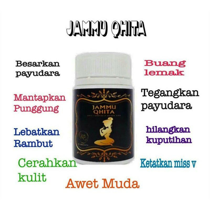 Jammu Qhita Botol Hitam Original Hq Shopee Singapore