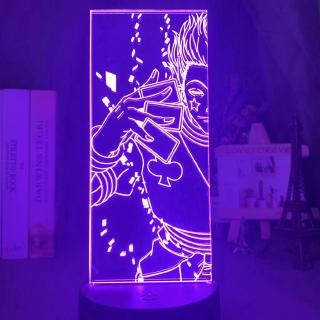 Details about   Anime Hunter X Hunter Hisoka Kids Bedroom 3D Lamp LED Night Lights