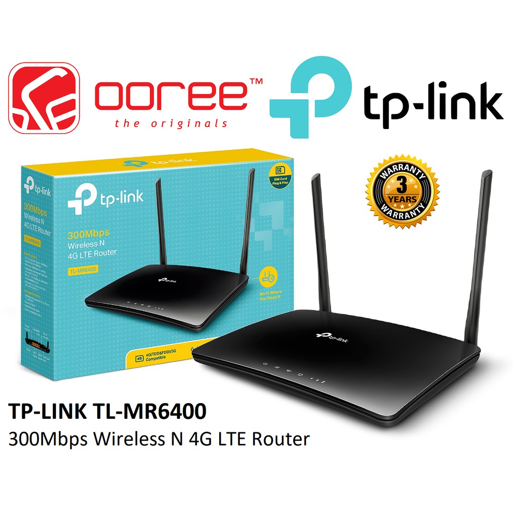 Tp Link Wireless N 4g Lte Router With Sim Card