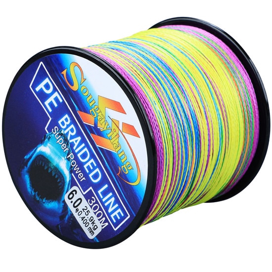 Spectra Gray Braided Fishing Line-4 Strands Super Strong PE Fishing Wire Multifilament Fishing String Ultra Power 6LB-300LB Heavy Tensile for Saltwater & Freshwater Fishing 