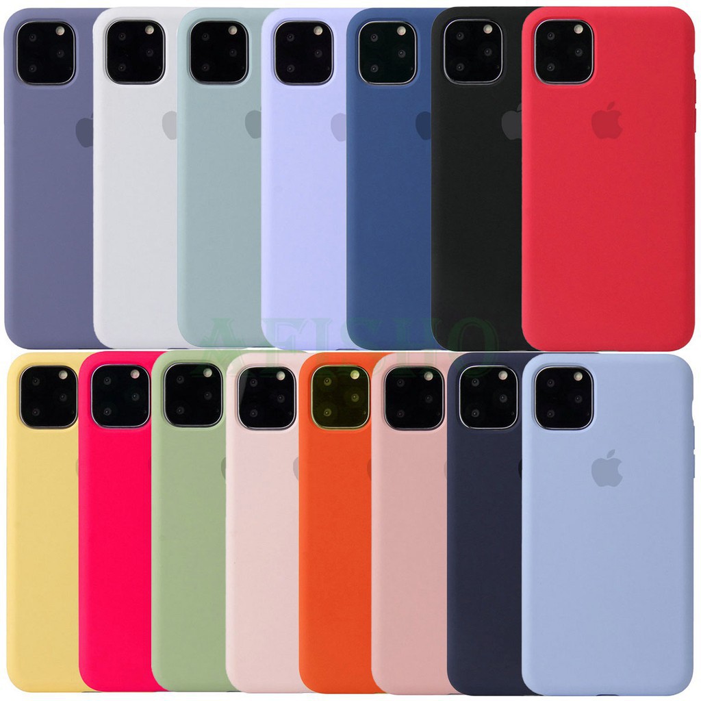 Iphone 11 Pro Max Case Silicone Original Liquid Case 15 Colors