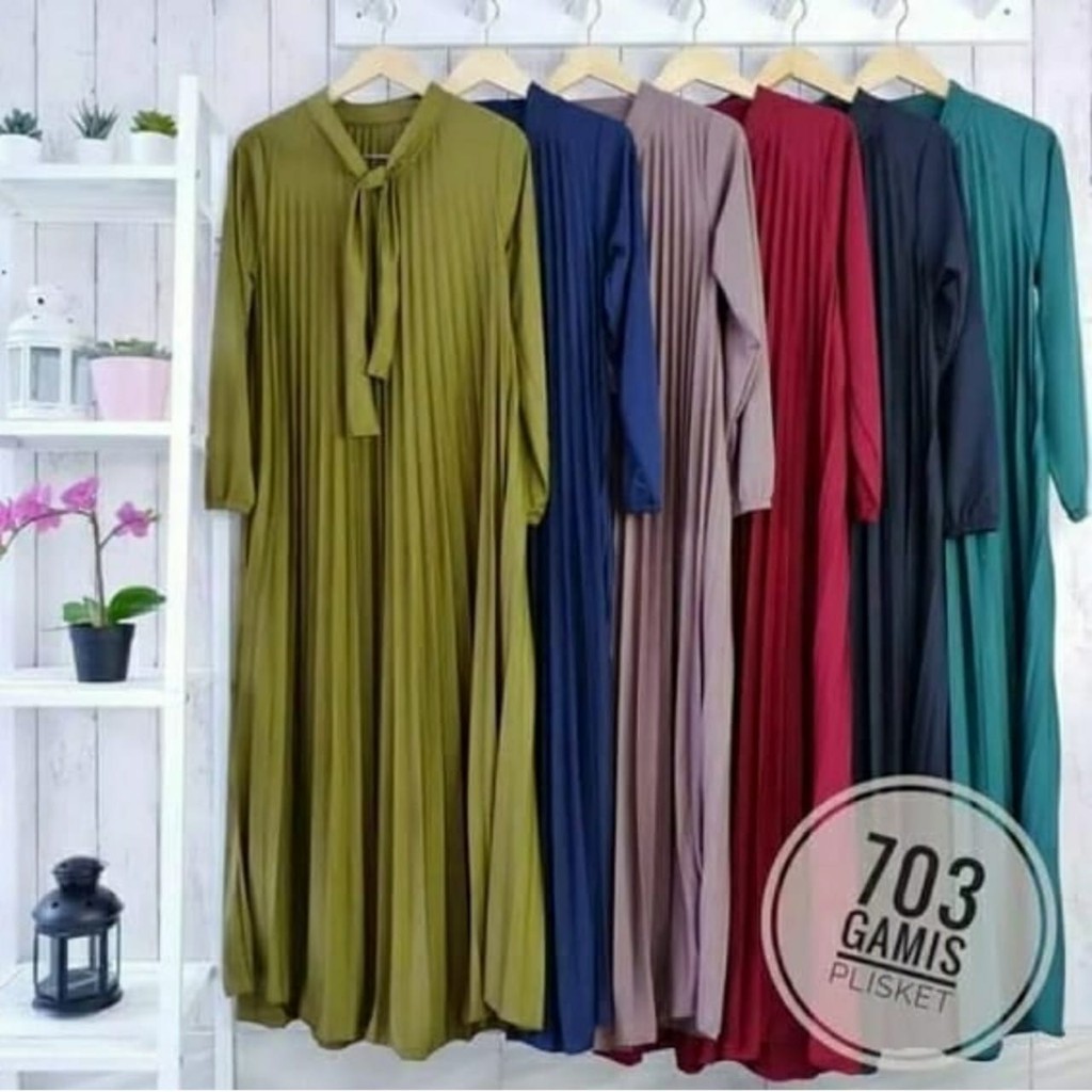 Gamis Plisket Tape Jumbo Gamis Tie Plisket Audi Long Dress Plisket Shopee Singapore