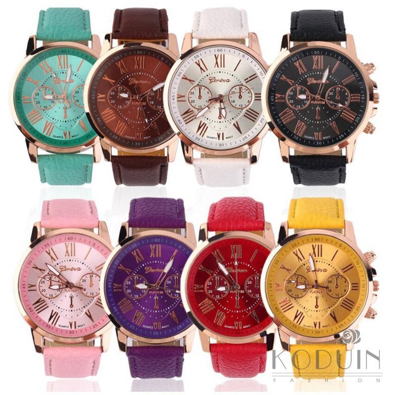 MREURIO Quartz Men and Women Watch Casual Belt Couple ...