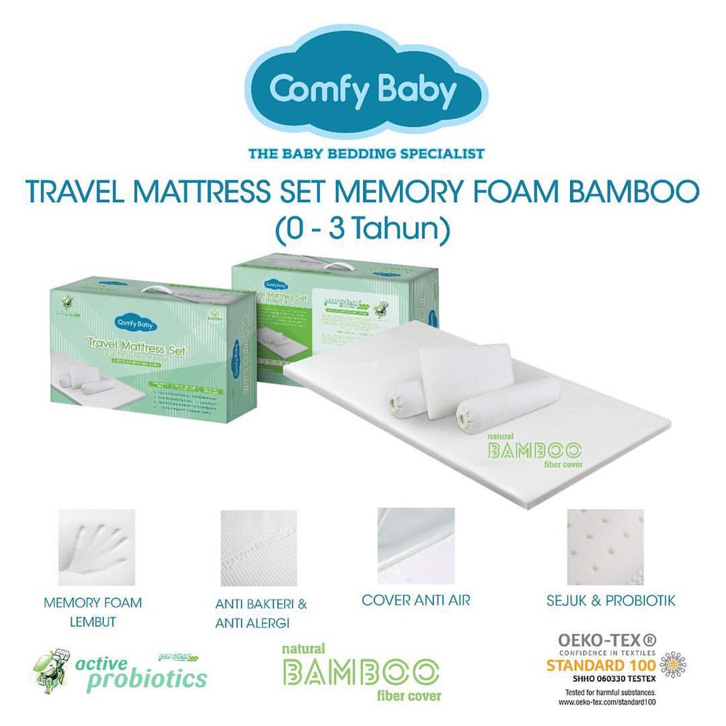 comfy baby travel mattress set