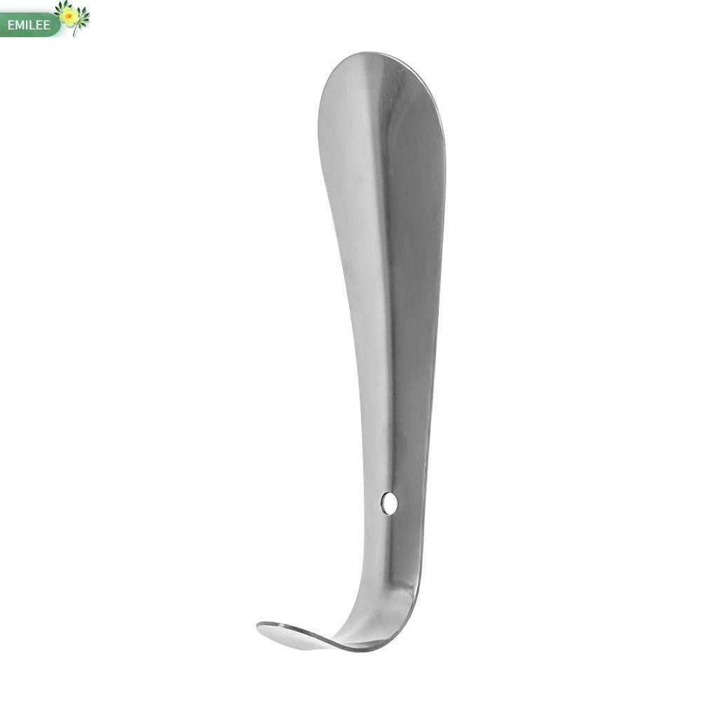1X NEW 1SPm 4" Stainless Steel Metal Shoe Horn Lifter Shoe Spoon RF 