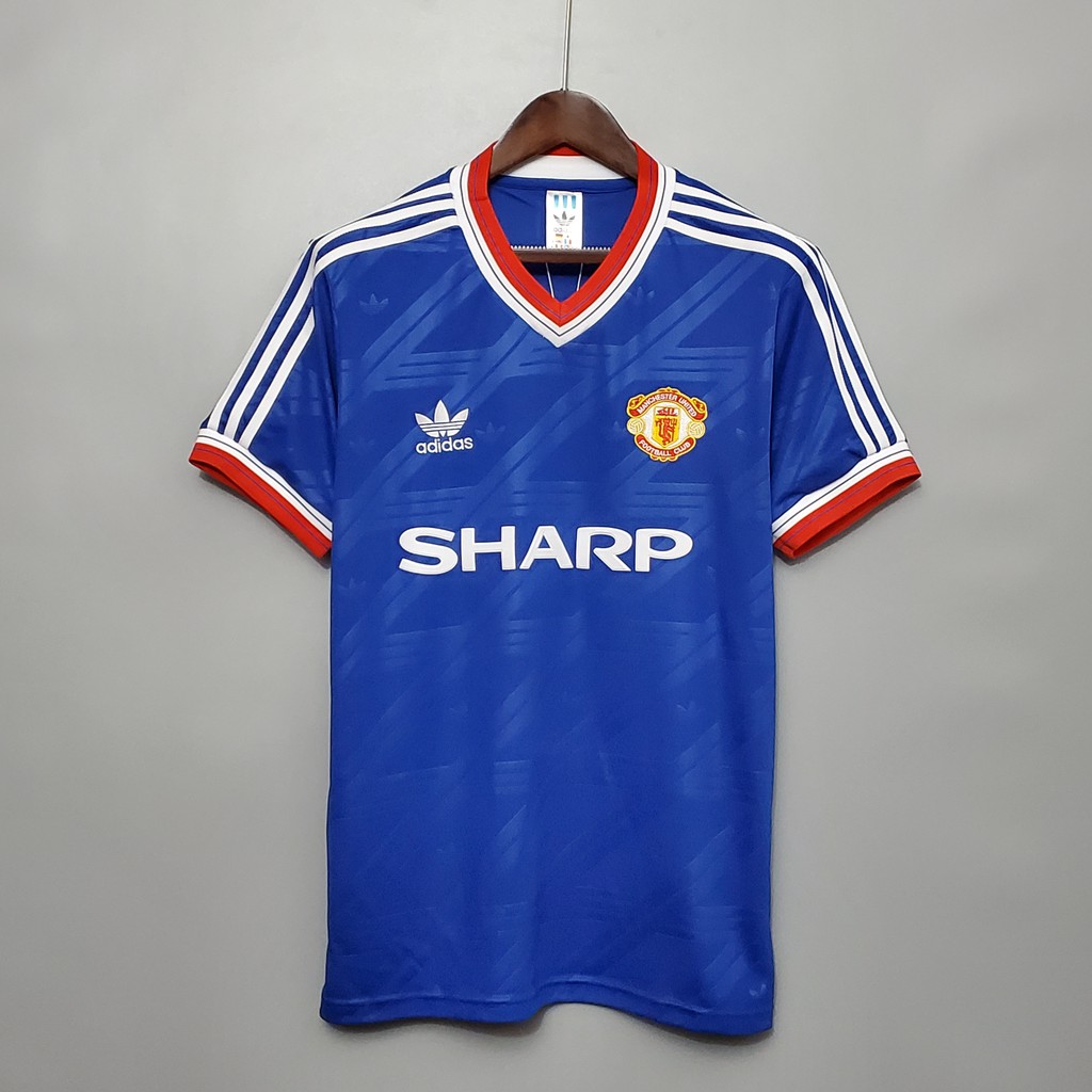 blue retro united top