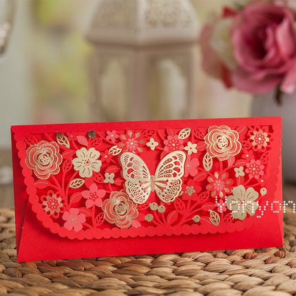 Wedding Red Packet   3d Modern Angbao   Birthday   Red Packets   Hong 