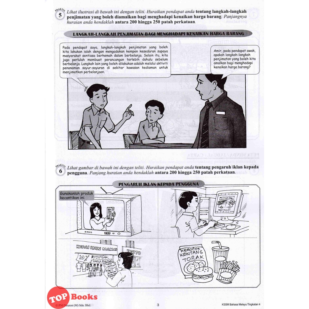 Topbooks Pni Neuron Riang Learning Language Melayu Level 4 Kssm 2021 Shopee Singapore