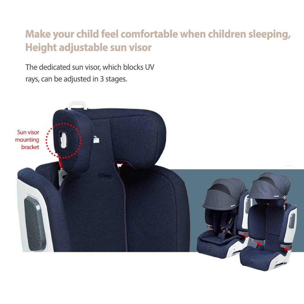 car seat sun visor