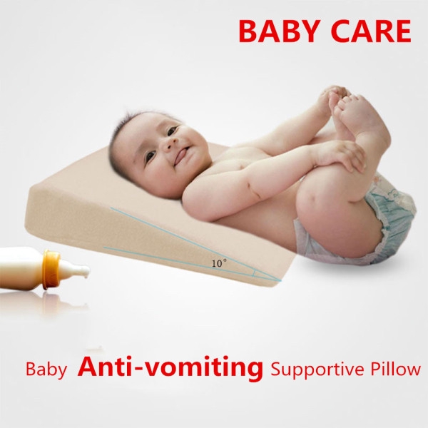 Wedge Bed Pillow Elevated Supportive Cushion For Baby Slant Acid