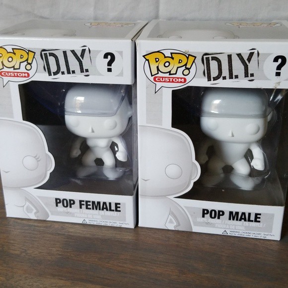 Funko Pop Diy Male Female Collectible Vinyl Figures Toys Shopee Singapore