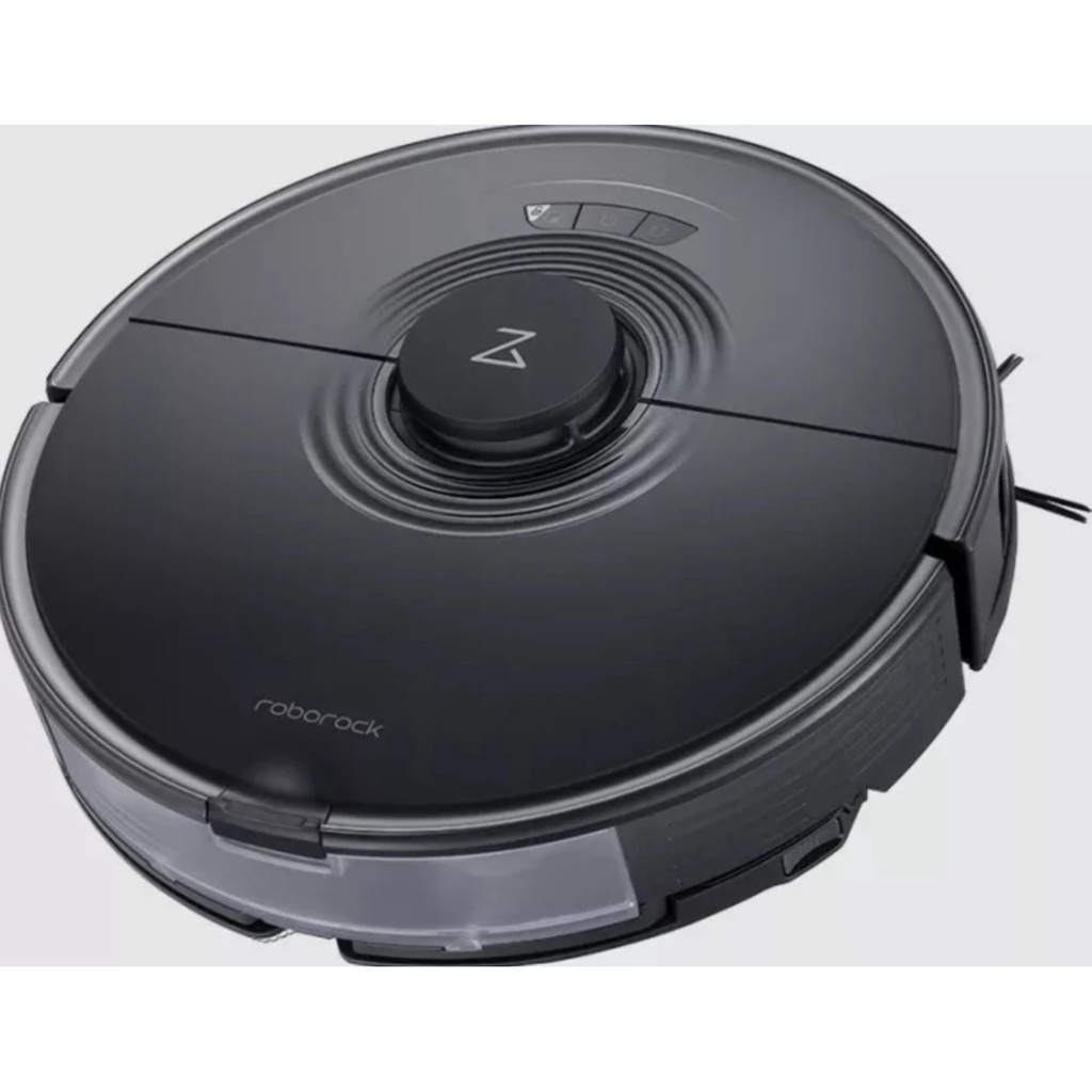Roborock S7, Black Robot Vacuum Cleaner Robot UltraSonic Mopping Pad, Break and Scrub Dry Stain, Sonic Sensor Carpet