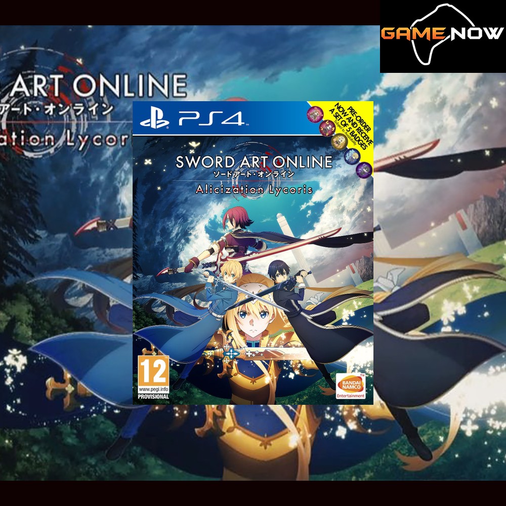 sword art online alicization lycoris ps4
