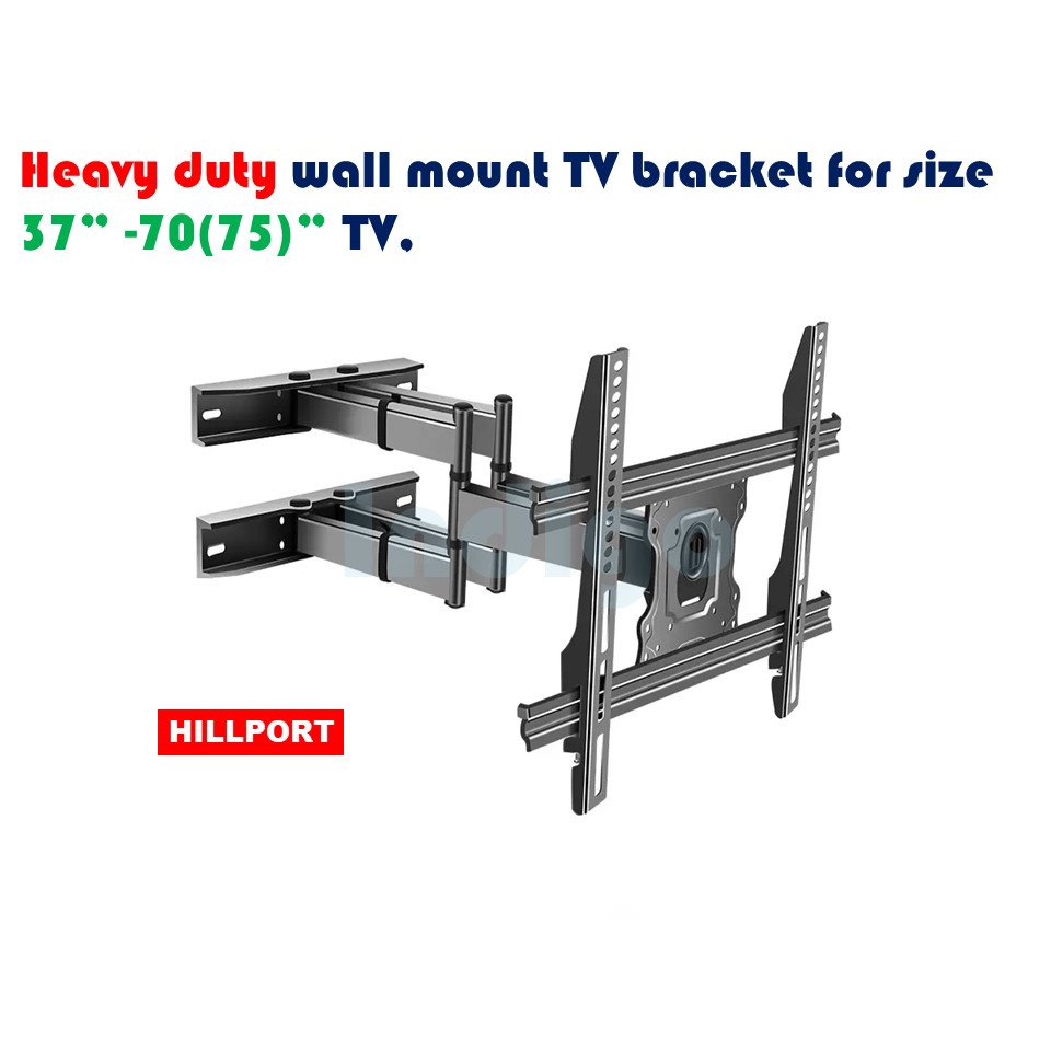 Swivel Tilt Adjustable TV Stand Wall Mount Heavy Duty Bracket For 37