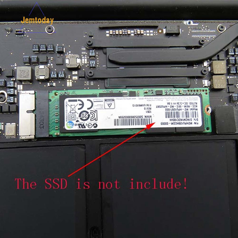 Jemtoday Nvme Pcie M 2 Ssd Expansion Adapter Card For Macbook Air 13 14 15 Shopee Singapore
