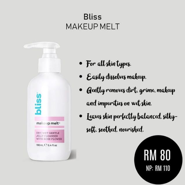 bliss makeup melt