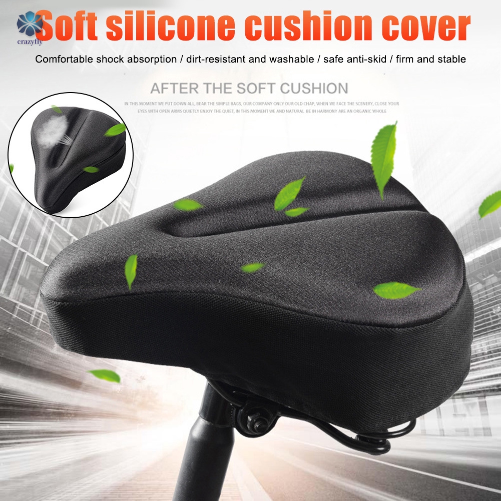 spin bike gel seat cover