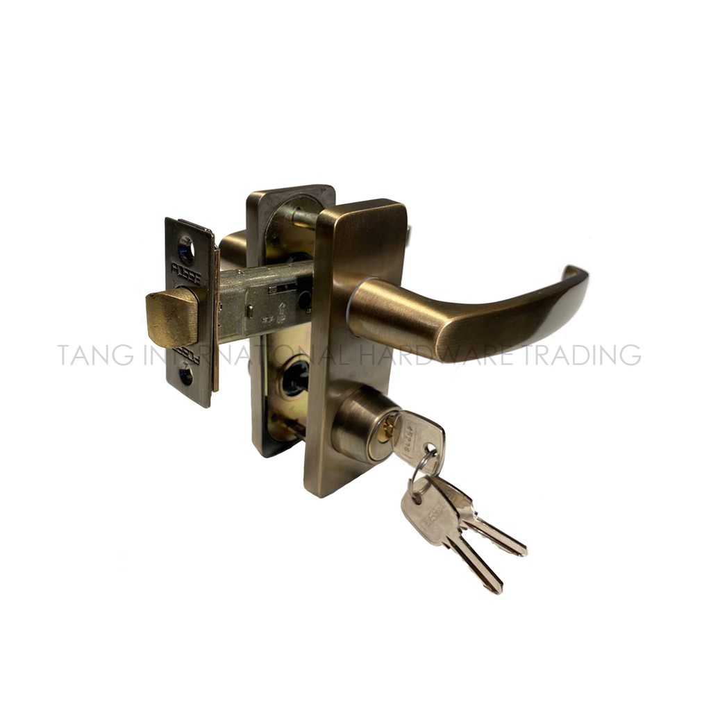 POSSE HDB BTO Bedroom & Toilet Handle Lockset Entrance Lever Handle (Bedroom Door) Replacement