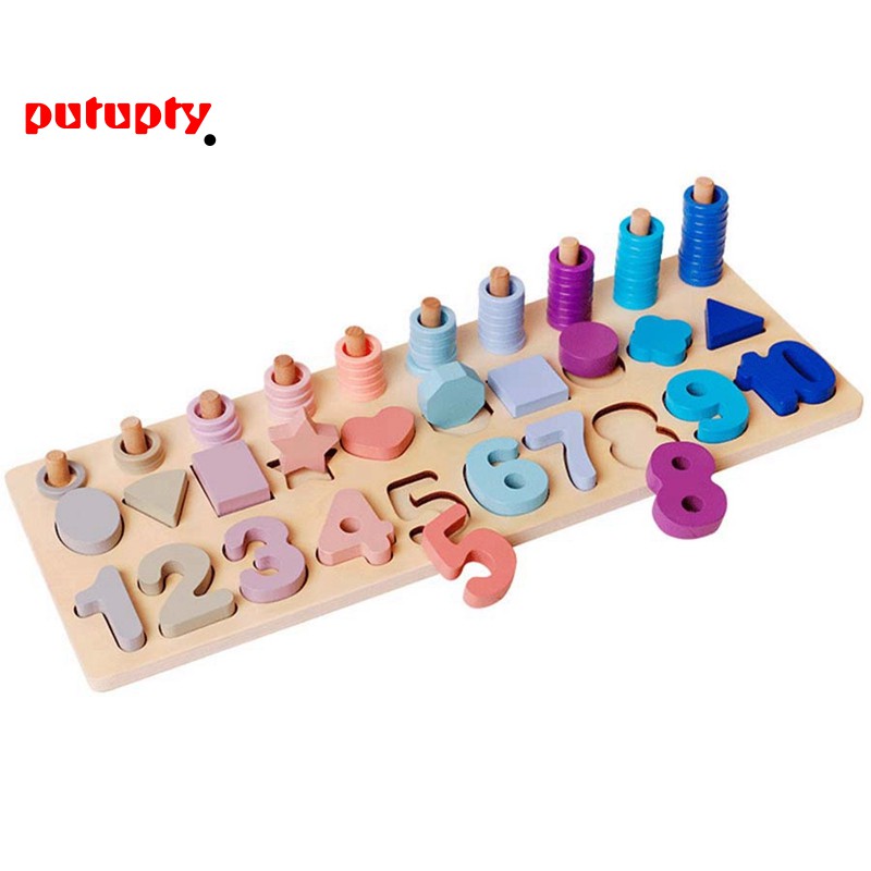 wooden maths toys