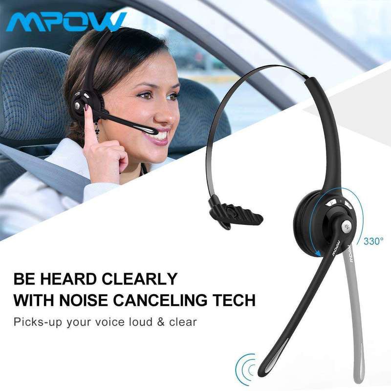 mpow pro trucker bluetooth headset pairing