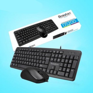 SG Stock Universal Black Wired 104 Keys Keyboard and Mouse Combo Set for Laptop PC