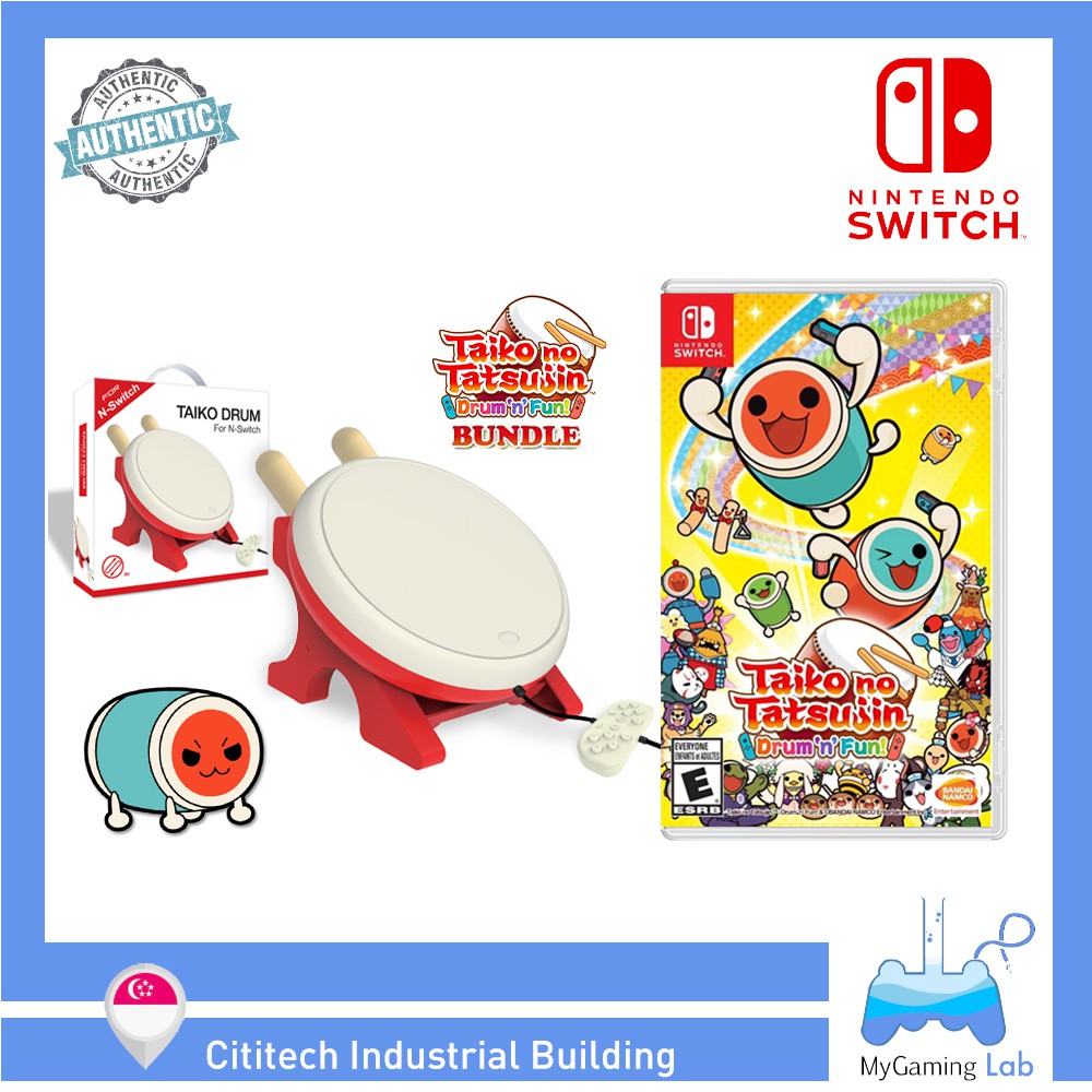 taiko no tatsujin switch drums