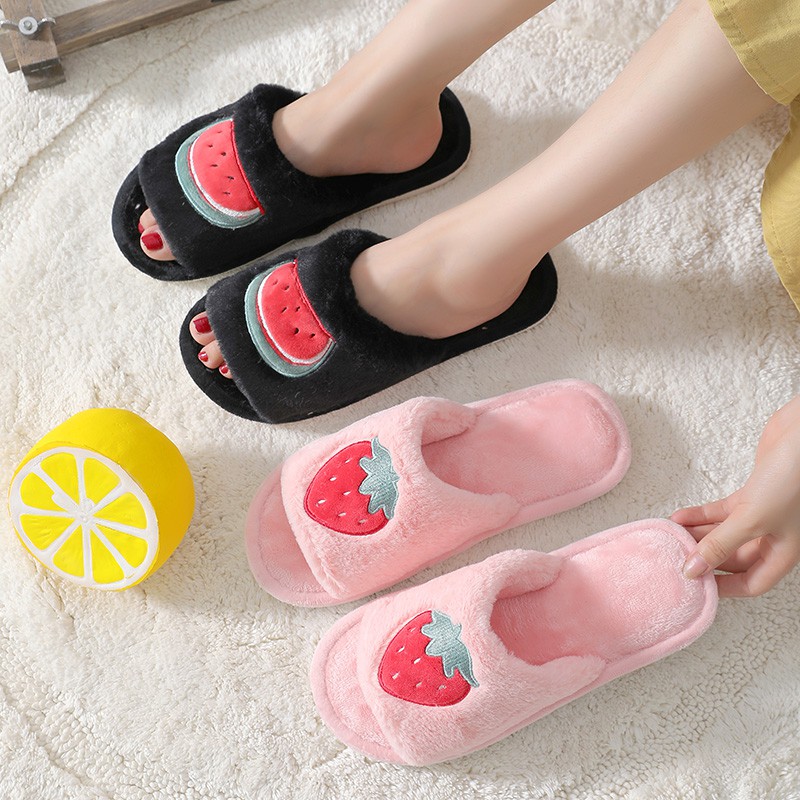Image of Art Living 2021 Comfortable Anti-Slip  Bedroom Slippers Indoor Home Cute Fluffy Plush #5