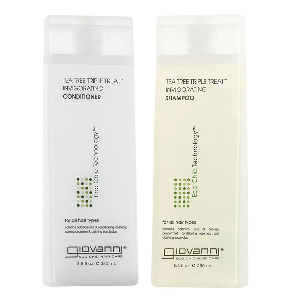 Giovanni Tea Tree Triple Treat Shampoo Conditioner 250ml 1l