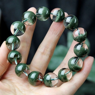 Image of LALA Natural Crystal Bracelet Green Ghost Bracelet