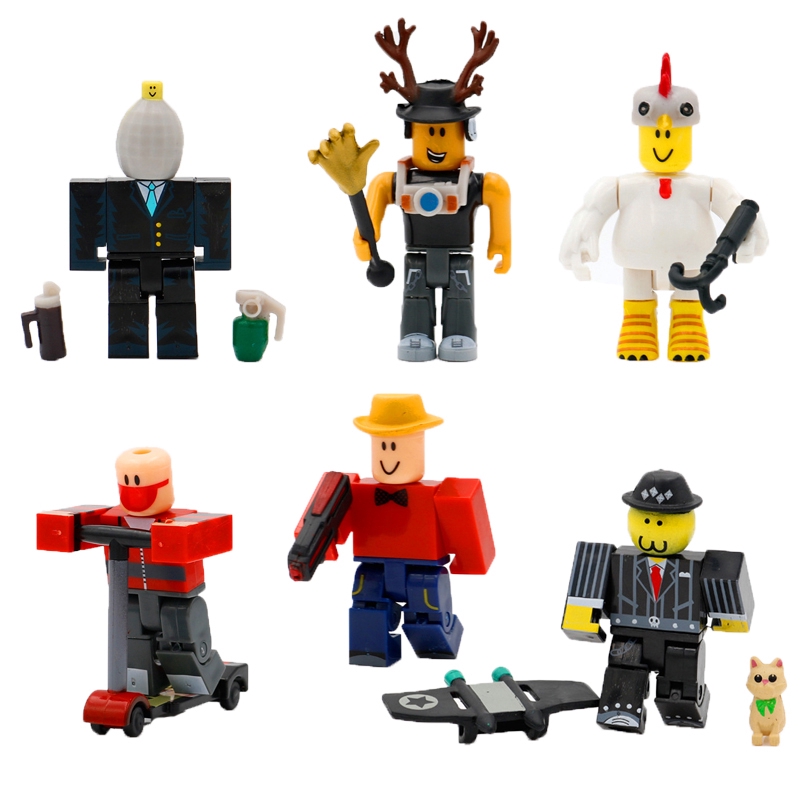 Roblox 6 Pcs Set Game Character Roblex Cake Topper Gift Action Figure Kids Toys Shopee Singapore - roblox cake topper singapore