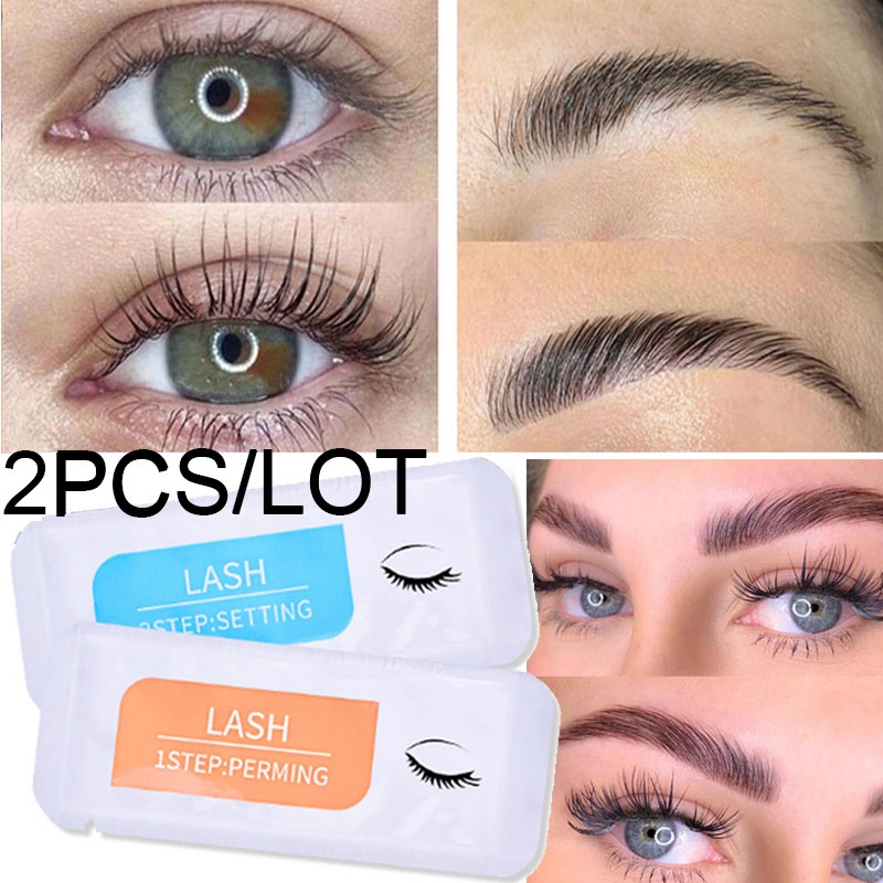 Professional Eyelashes Brow Lift Lash Serum Beauty Salon 2pcs Shopee Singapore