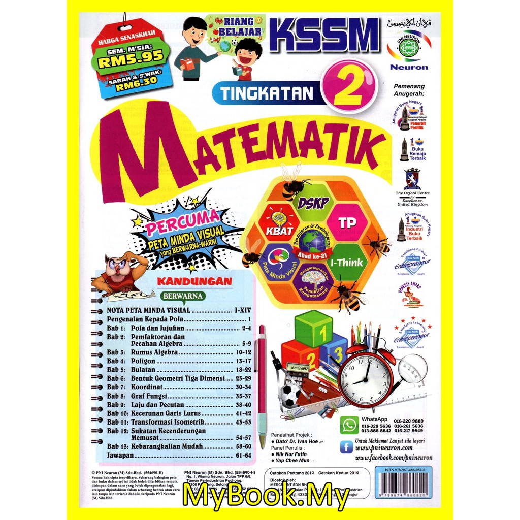 Myb Training Book Learning Of Learning Kssm 2 Matematic Pni Shopee Singapore