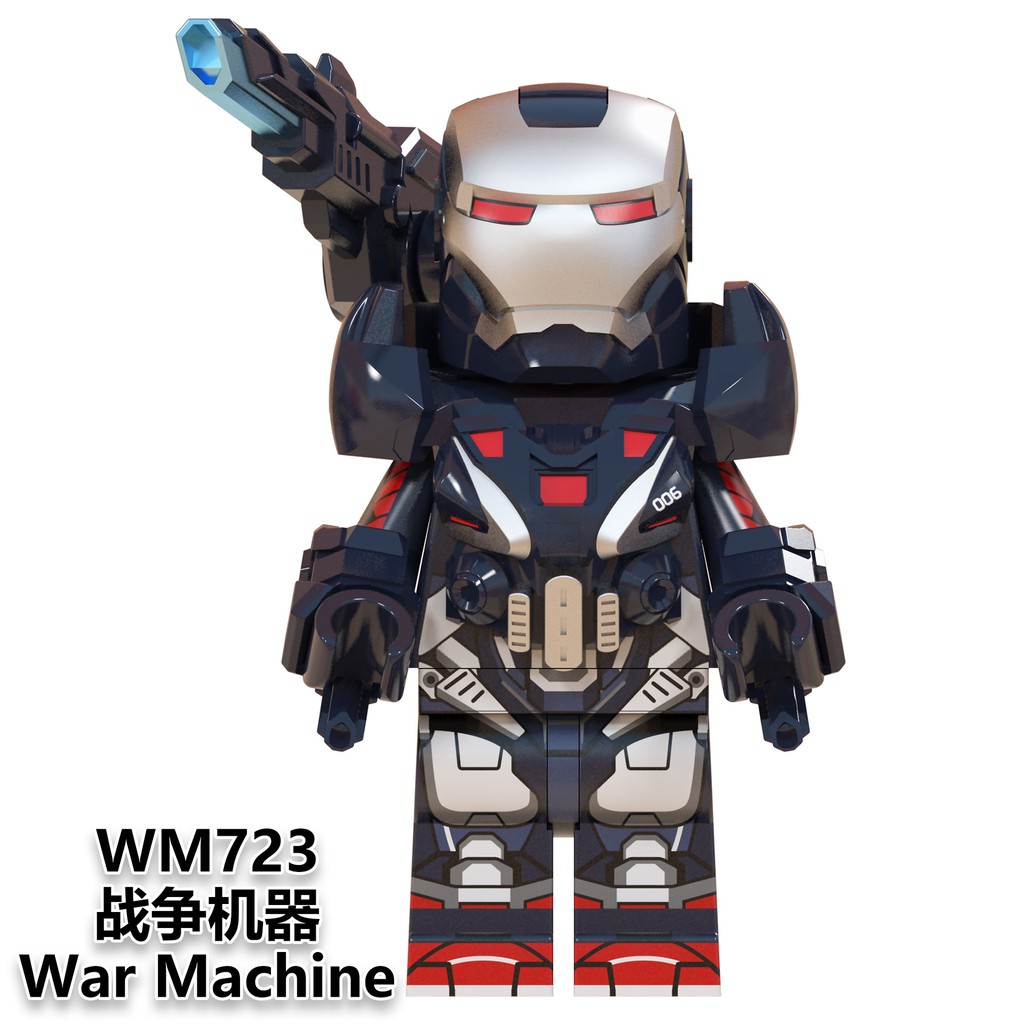 COMPATIBILI War Machine Minifigure Custom Marvel Iron Man Avengers 
