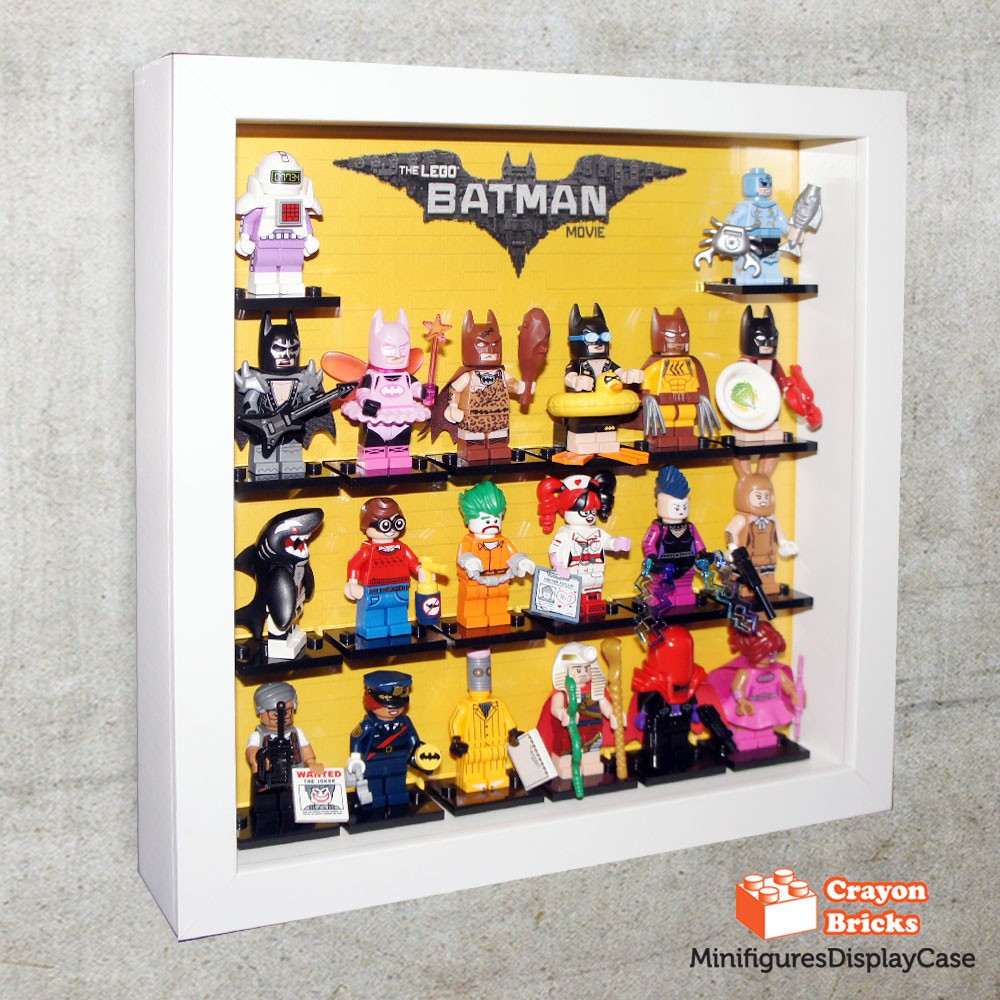 Display Case Picture Frame for Lego Batman Movie Series 1 or 2 minifigures 25cm 
