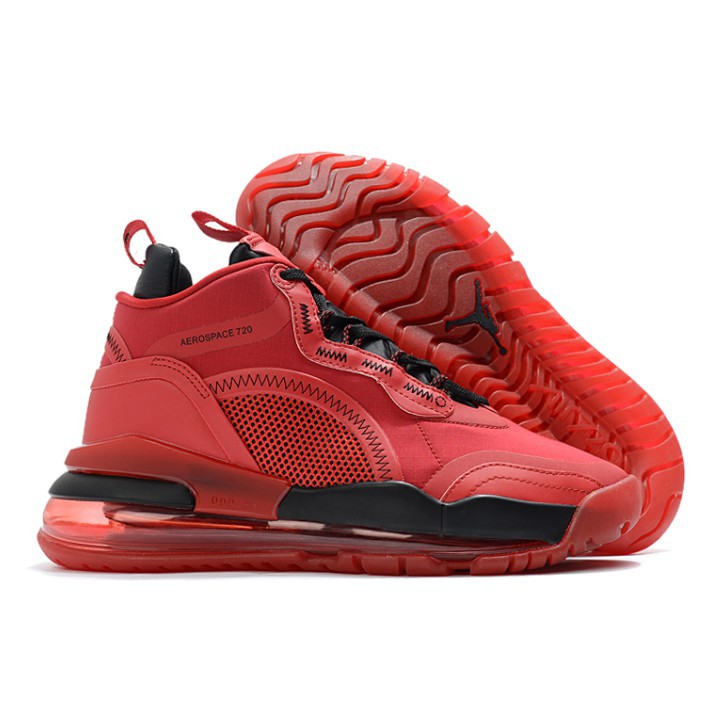 red and black jordan basketball shoes