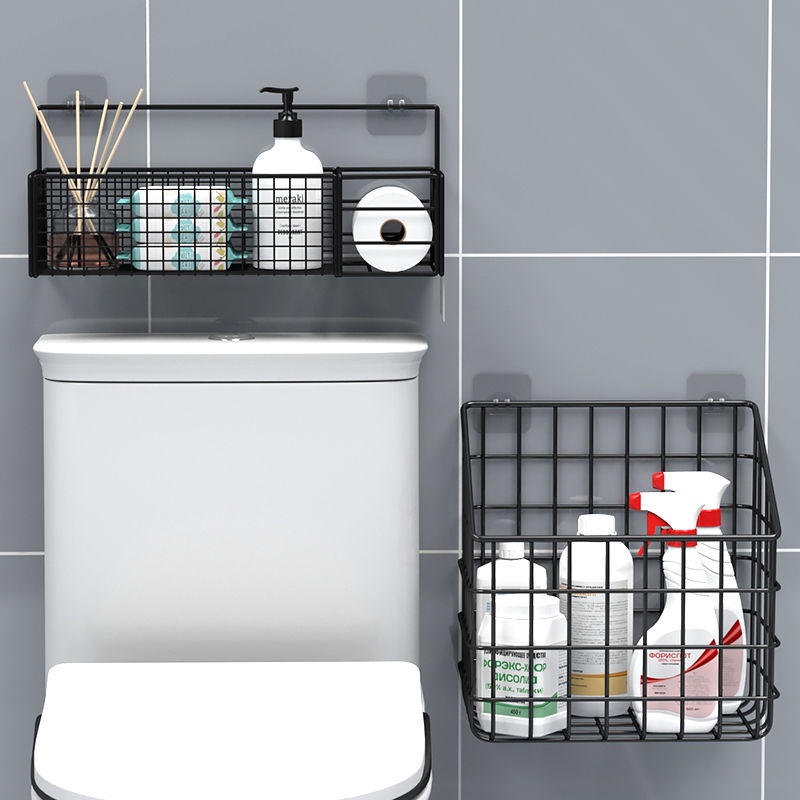 PunchFree Toilet Top Toilet Shelf Toilet Bathroom Accessories Wall