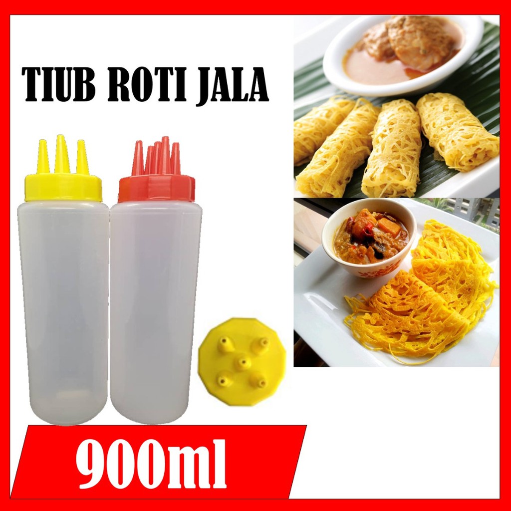 Acuan Roti Jala Roti Jala Mould Multipurpose Tube Bottle Roti Jala 900ml Shopee Singapore