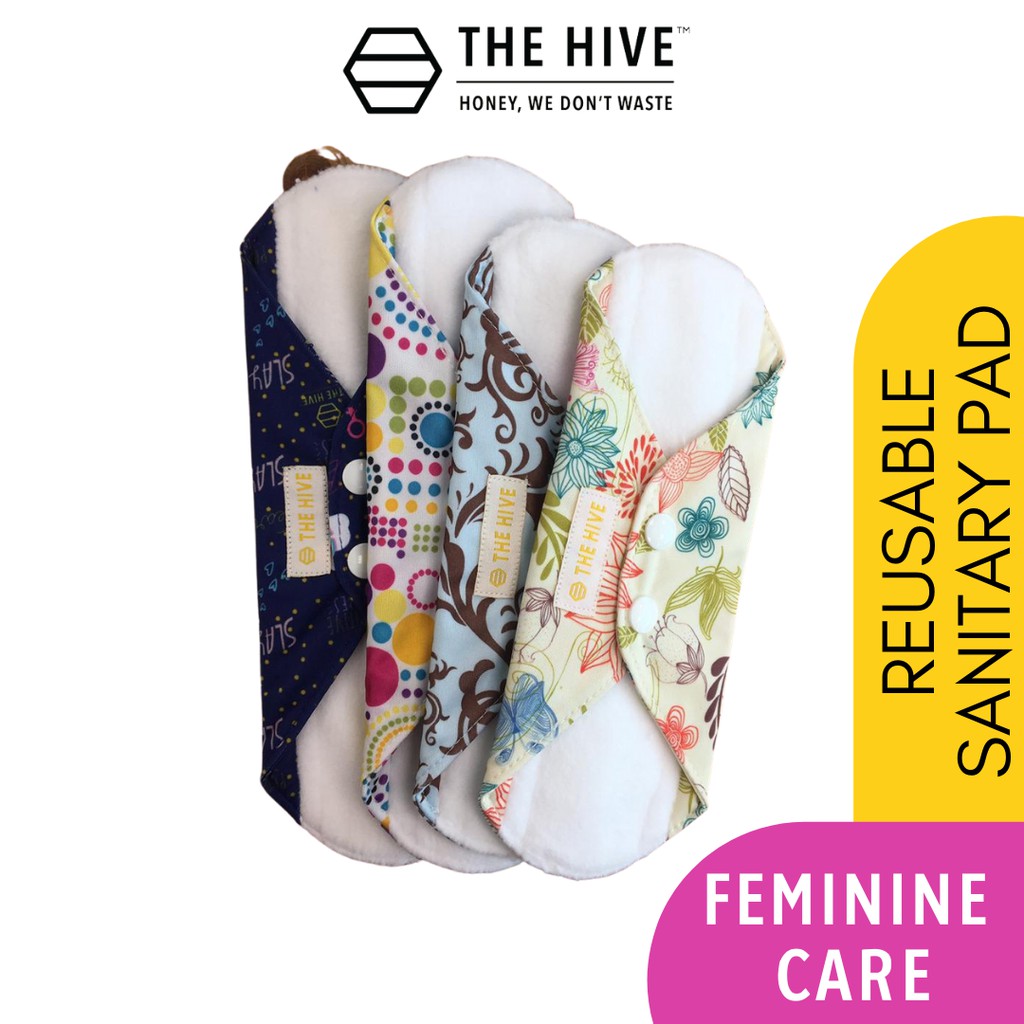 The Hive Waterproof Reusable & Washable Sanitary Pad (Liner, Regular, Ultra size)