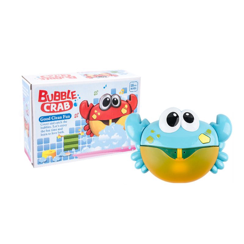 fun bubble crab bath musical toy