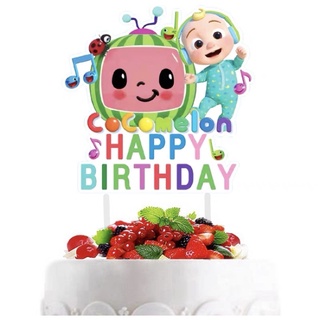 [LIL BUBBA] THEME BIRTHDAY CAKE TOPPER ELSA COCOMELON BLIPPI SPIDERMAN PAW MCQUEEN SET (CHARACTER) #4