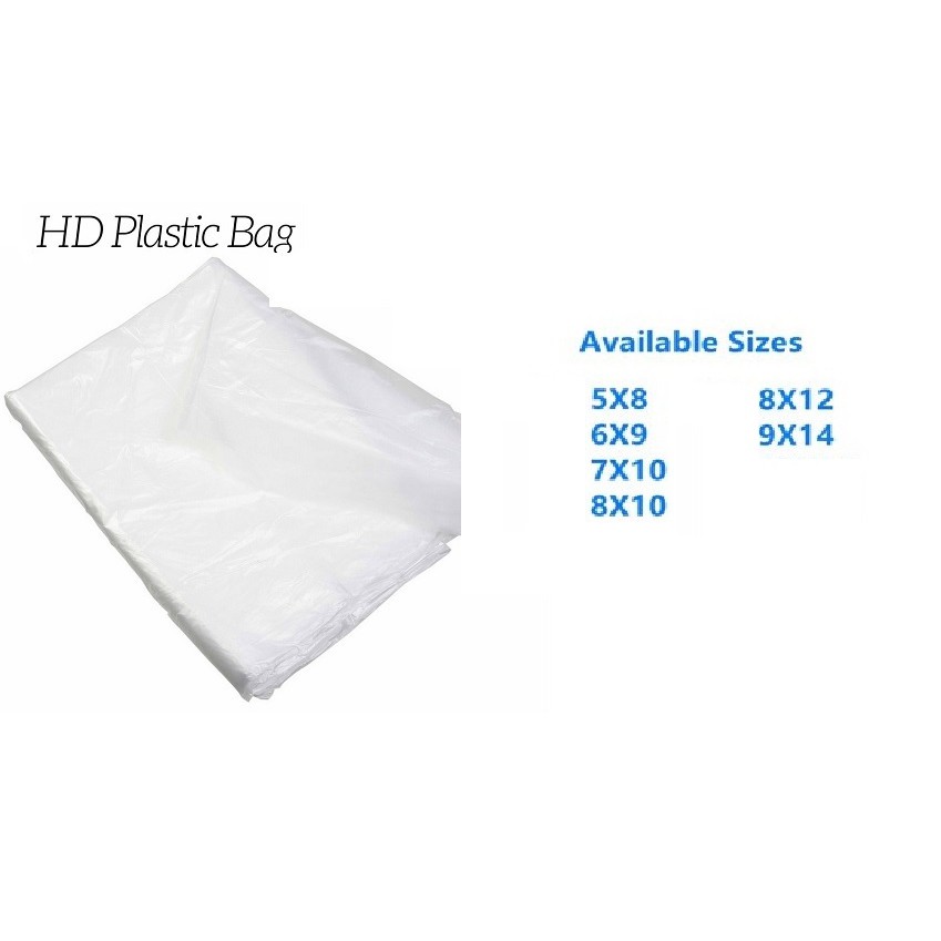 1kg Hd Plastic Bag Plastik Bungkus Makanan Shopee Singapore